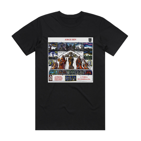 Jorge Ben Jor A Tbua De Esmeralda Album Cover T-Shirt Black