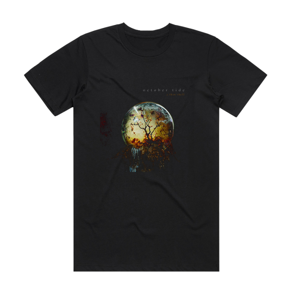 October Tide A Thin Shell Album Cover T-Shirt Black