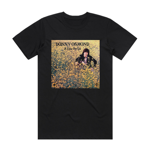 Donny Osmond A Time For Us Album Cover T-Shirt Black