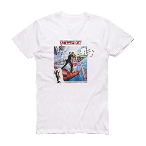 John Barry A View To A Kill Album Cover T-Shirt White