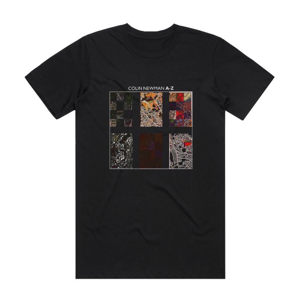 Colin Newman A Z 1 Album Cover T-Shirt Black