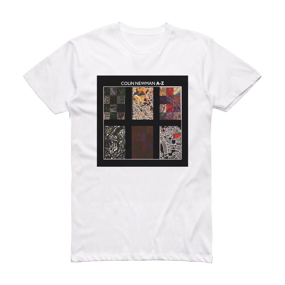 Colin Newman A Z 1 Album Cover T-Shirt White
