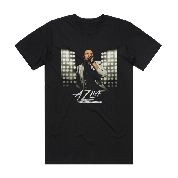 Alex Zurdo A Z Live Album Cover T-Shirt Black