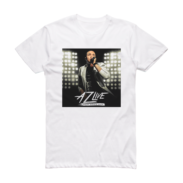 Alex Zurdo A Z Live Album Cover T-Shirt White