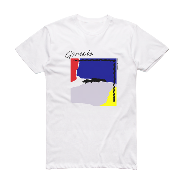 Genesis Abacab 1 Album Cover T-Shirt White – ALBUM COVER T-SHIRTS