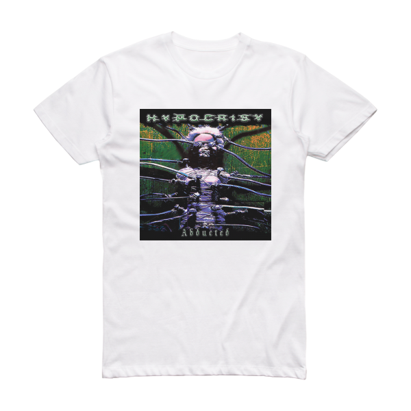 Hypocrisy Abducted Album Cover T-Shirt White