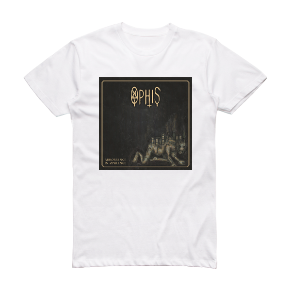 Ophis Abhorrence In Opulence Album Cover T-Shirt White