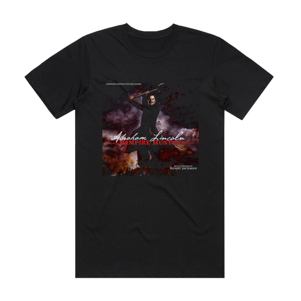 Henry Jackman Abraham Lincoln Vampire Hunter 2 Album Cover T-Shirt Black