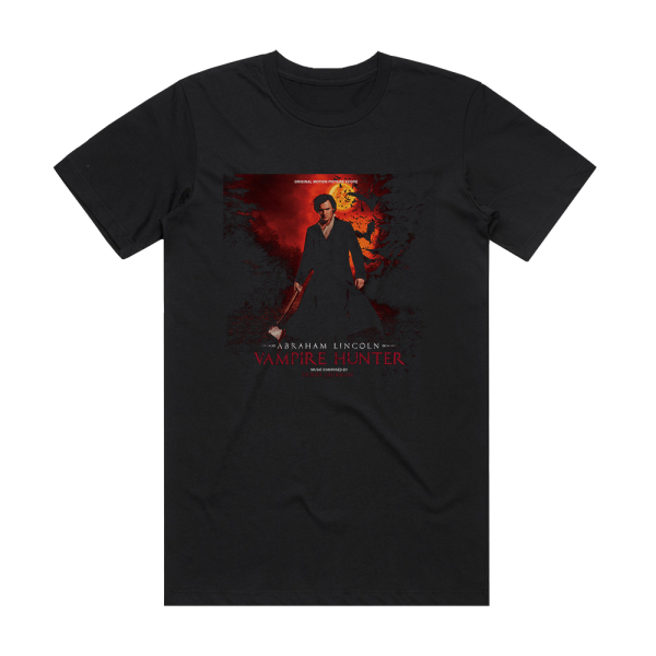 Henry Jackman Abraham Lincoln Vampire Hunter 3 Album Cover T-Shirt Black