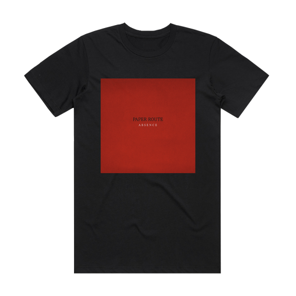 Paper Route Absence Album Cover T-Shirt Black