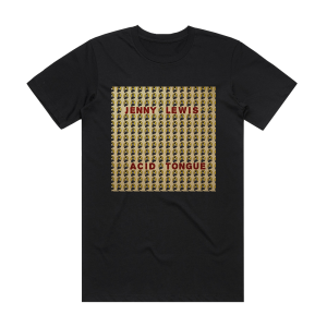 Jenny Lewis Acid Tongue Album Cover T-Shirt Black