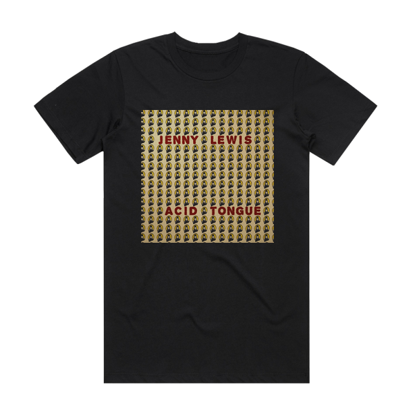 Jenny Lewis Acid Tongue Album Cover T-Shirt Black