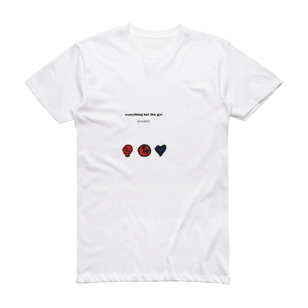 Everything but the Girl Acoustic Album Cover T-Shirt White