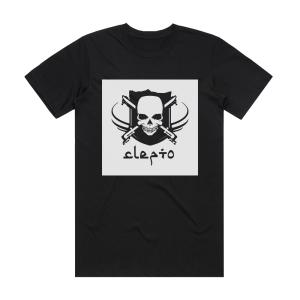 Clepto Acousticide Album Cover T-Shirt Black