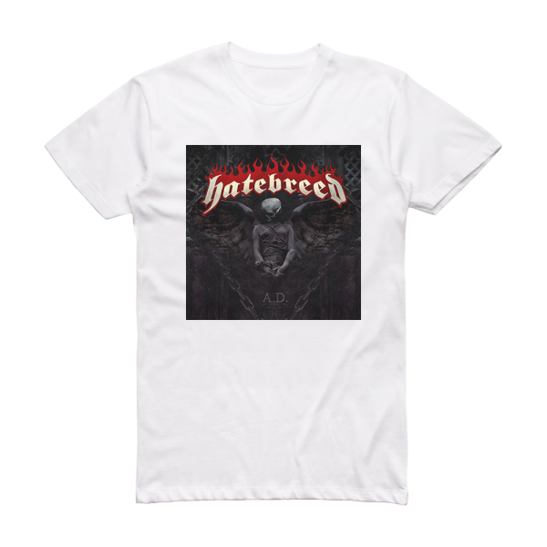 Hatebreed Ad Album Cover T-Shirt White