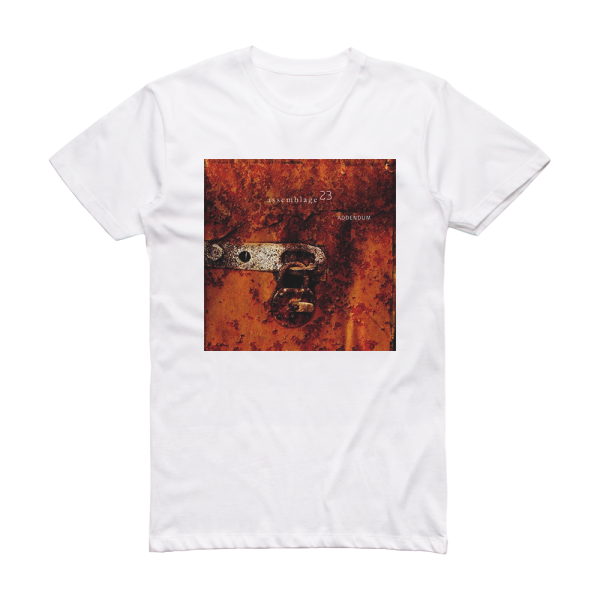 Assemblage 23 Addendum Album Cover T-Shirt White