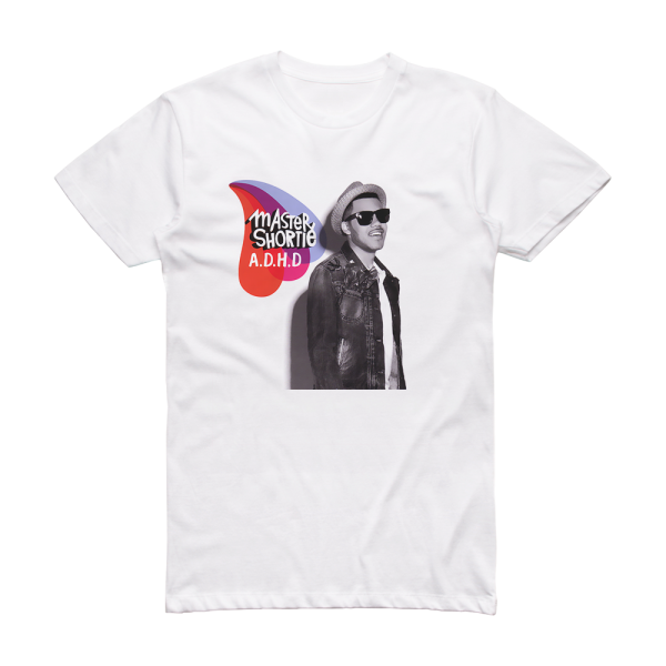Master Shortie Adhd Album Cover T-Shirt White