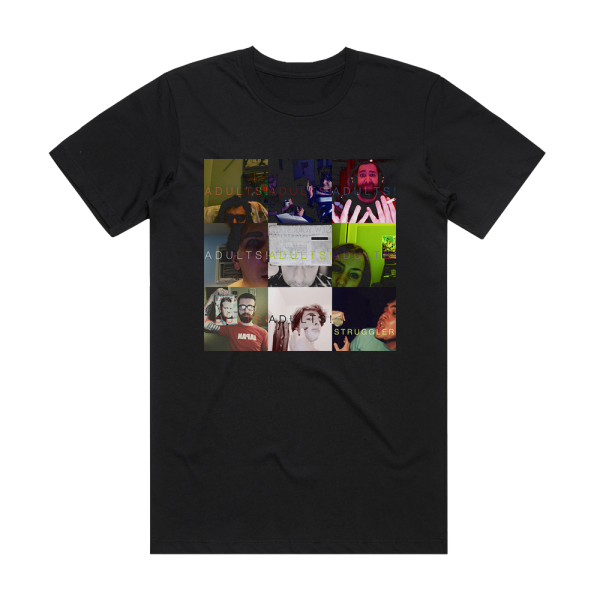 Bomb the Music Industry Adults Smart Shithammered And Excited By Nothing 2 Album Cover T-Shirt Black