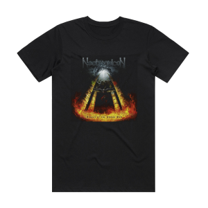 Necronomicon Advent Of The Human God Album Cover T-Shirt Black