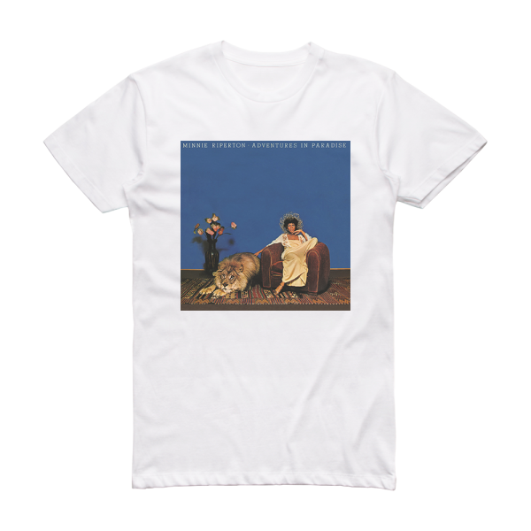 Minnie Riperton Adventures In Paradise Album Cover T-Shirt White