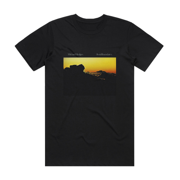 Michael Hedges Aerial Boundaries Album Cover T-Shirt Black