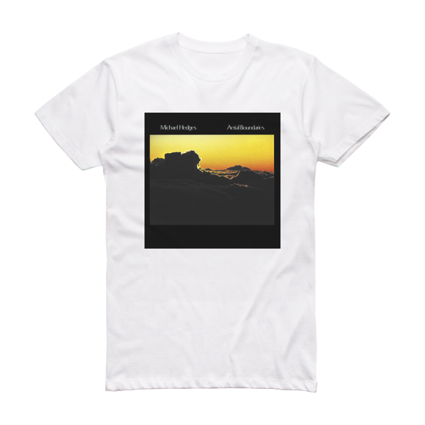 Michael Hedges Aerial Boundaries Album Cover T-Shirt White