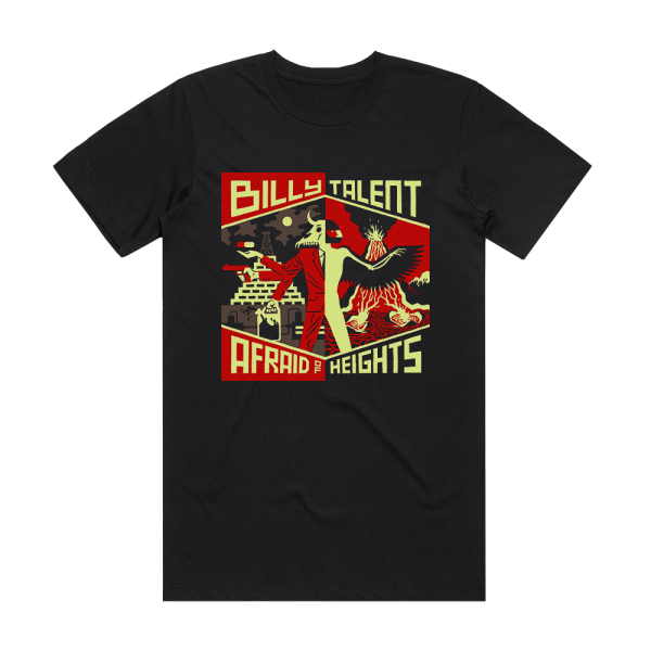 Billy Talent Afraid Of Heights Album Cover T-Shirt Black