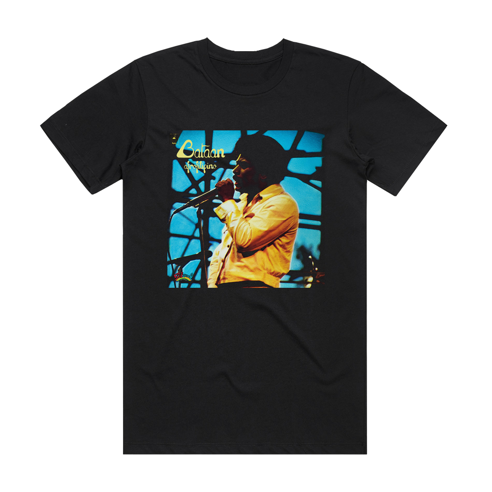 Joe Bataan Afrofilipino Album Cover T-Shirt Black – ALBUM COVER T-SHIRTS