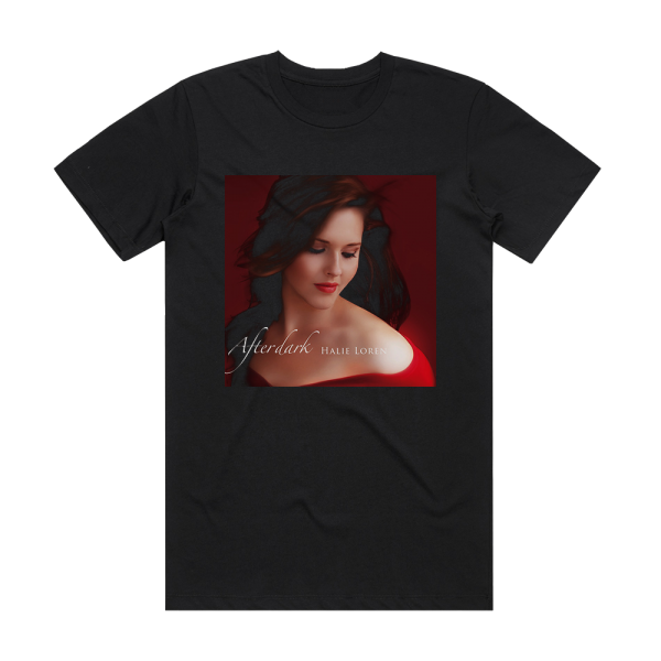 Halie Loren After Dark Album Cover T-Shirt Black