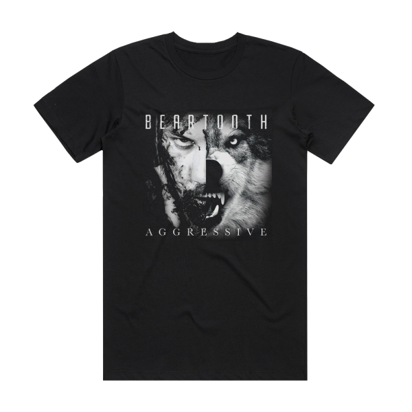 Beartooth Aggressive Album Cover T-Shirt Black