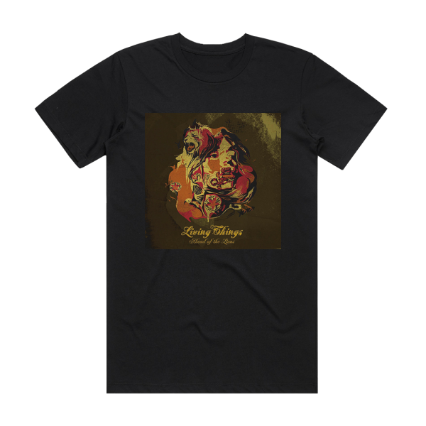 Living Things Ahead Of The Lions 3 Album Cover T-Shirt Black
