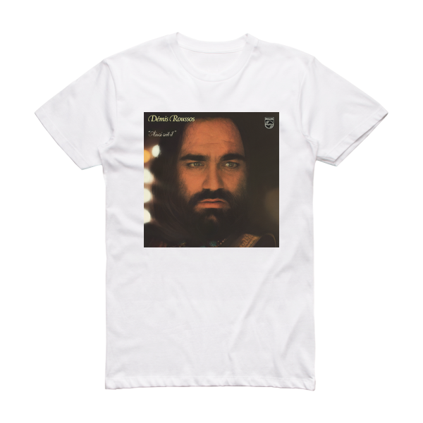 Demis Roussos Ainsi Soit Il Album Cover T-Shirt White