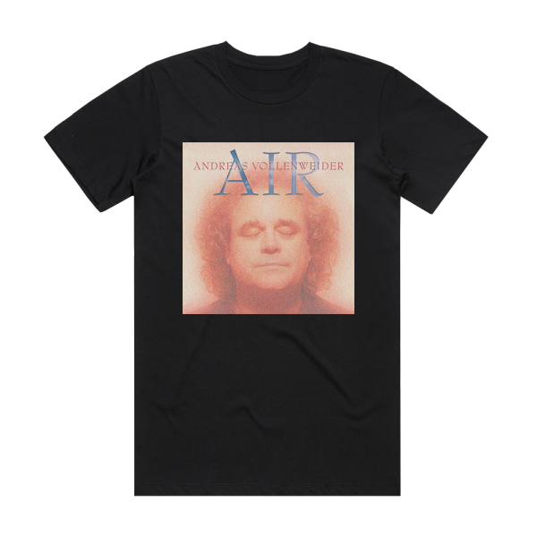 Andreas Vollenweider Air Album Cover T-Shirt Black