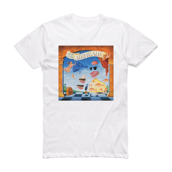 Bob and Tom Airheads Album Cover T-Shirt White