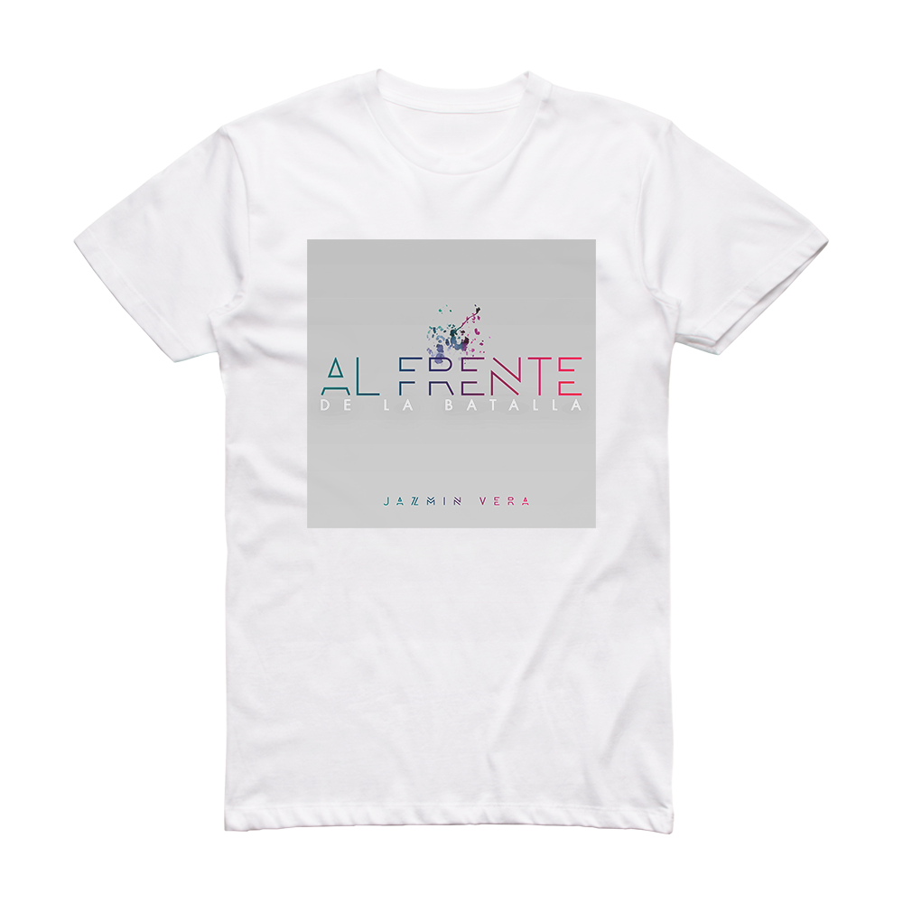 Jazmin Vera Al Frente Album Cover T-Shirt White