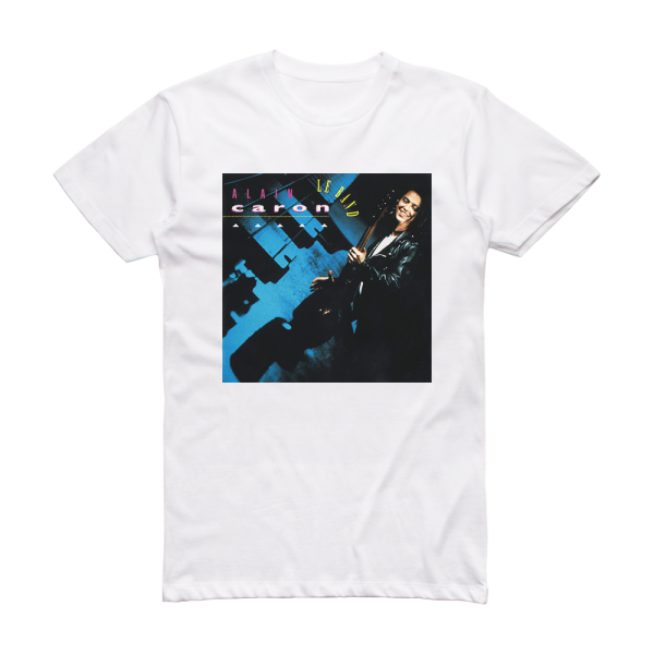 Alain Caron Alain Caron Le Band Album Cover T-Shirt White