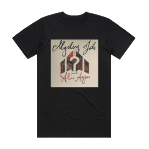 Mystery Jets Alas Agnes Album Cover T-Shirt Black