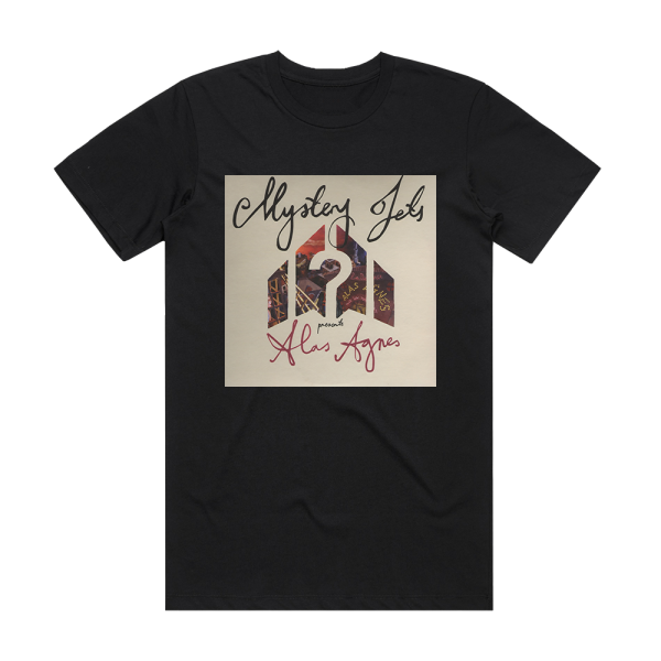 Mystery Jets Alas Agnes Album Cover T-Shirt Black