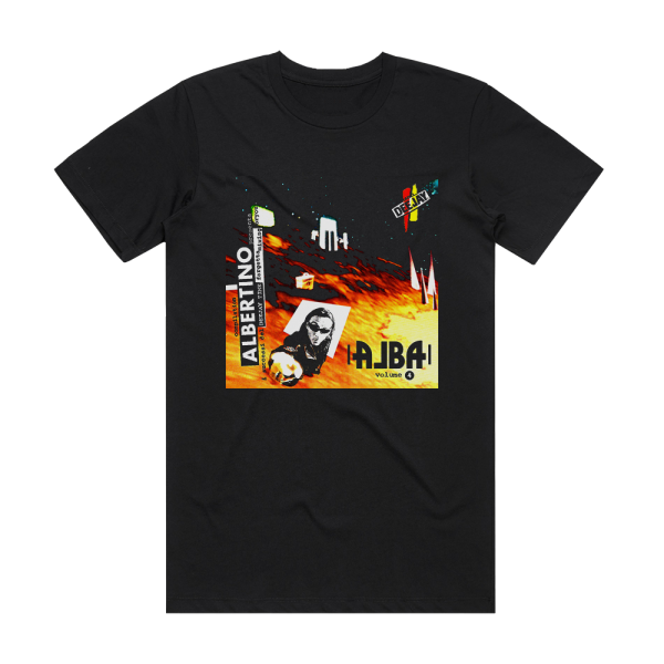 Albertino Alba Volume 4 Album Cover T-Shirt Black