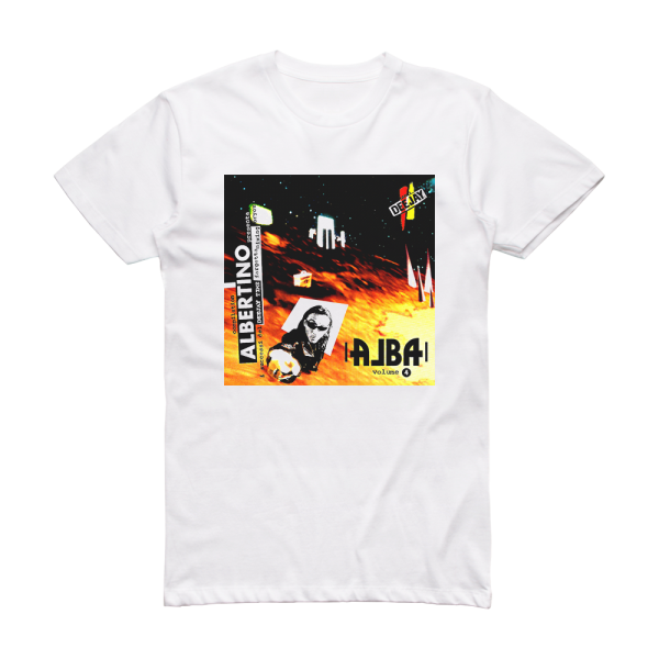 Albertino Alba Volume 4 Album Cover T-Shirt White