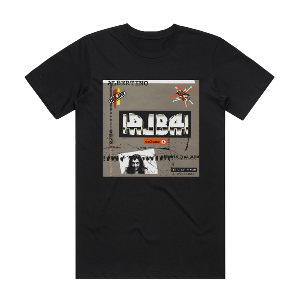 Albertino Alba Volume 5 Album Cover T-Shirt Black