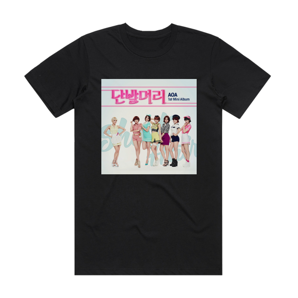 AOA Albumcover  541Da053A7E4C Album Cover T-Shirt Black