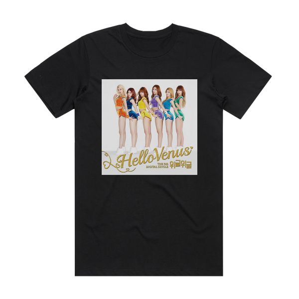 Hello Venus Albumcover  54Ca41601082D Album Cover T-Shirt Black