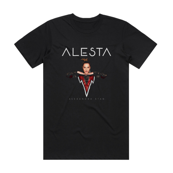 Alexandra Stan Alesta Album Cover T-Shirt Black