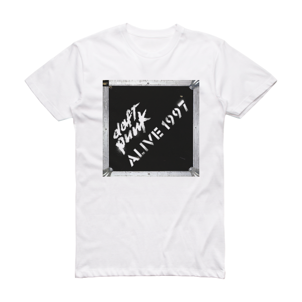 Daft Punk Alive 1997 Album Cover T-Shirt White