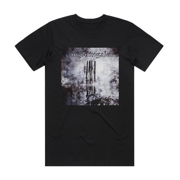 Nightingale Alive Again The Breathing Shadow Part Iv Album Cover T-Shirt Black