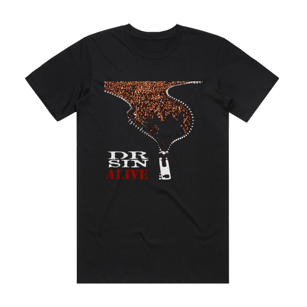 Dr Sin Alive Album Cover T-Shirt Black