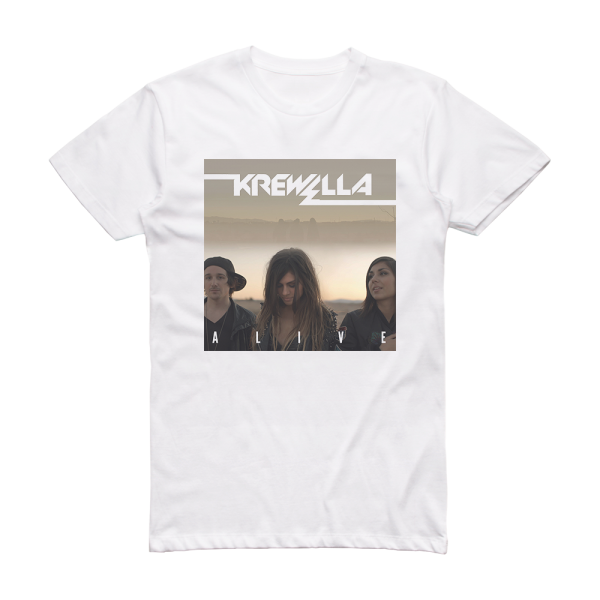 Krewella Alive Album Cover T-Shirt White