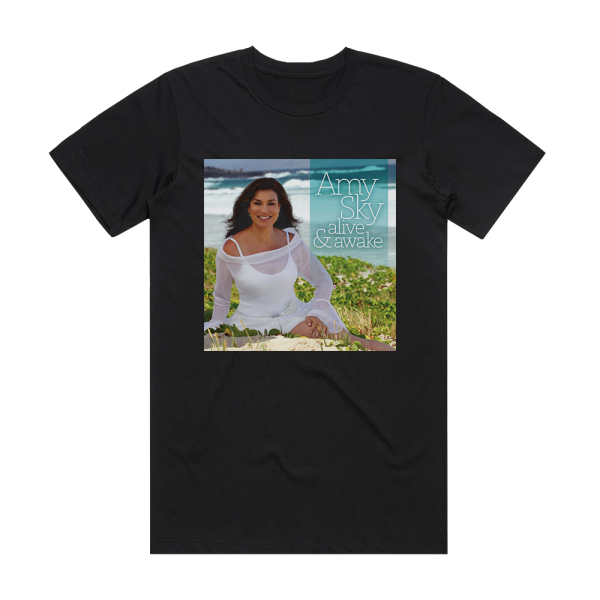 Amy Sky Alive Awake Album Cover T-Shirt Black