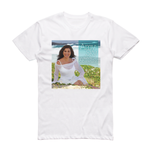 Amy Sky Alive Awake Album Cover T-Shirt White